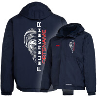 Feuerwehr Outdoorjacke gefüttert, winddicht | Feuer aus | BACKDRA