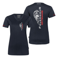 Feuerwehr Funktions T-Shirt Frauen | Feuer aus | HAKRO 187 | BACKDRA