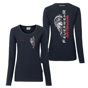 Feuerwehr Langarm Shirt Frauen Mikralinar | Feuer aus |...