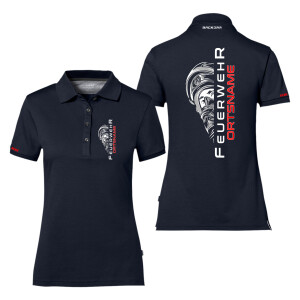 Feuerwehr Poloshirt Frauen Cotton Tec® | Feuer aus |...