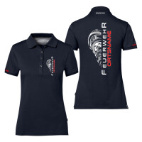 Feuerwehr Poloshirt Frauen Cotton Tec® | Feuer aus | HAKRO 214 | BACKDRA