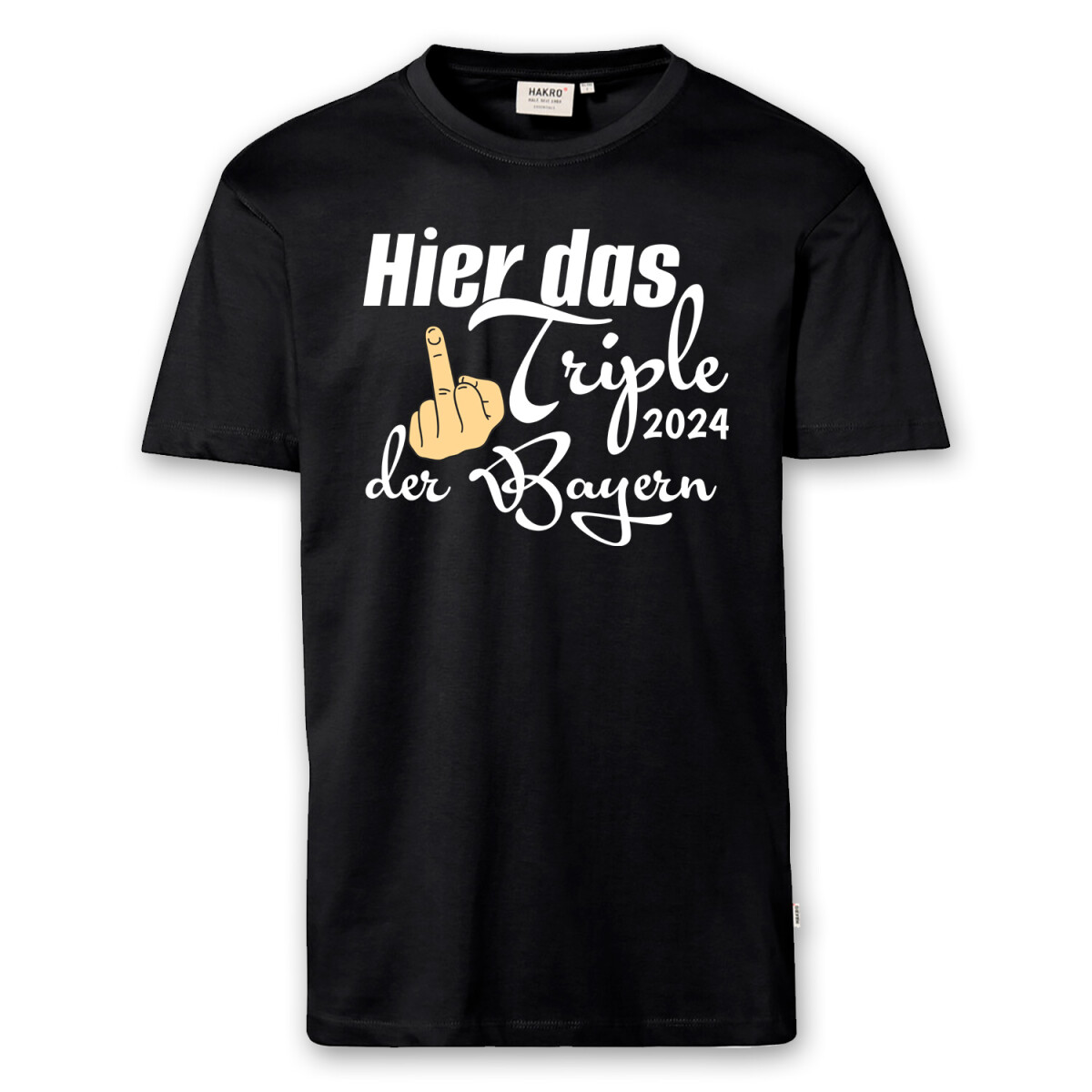 T-Shirt Männer | Fun Shirt Bayern Triple 2024 | BACKDRA