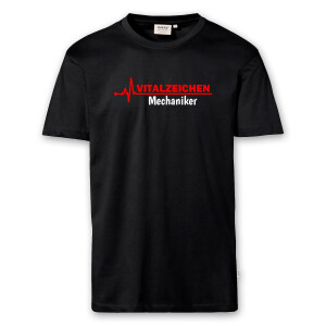 T-Shirt Männer | Rettungsdienst Vitalzeichen Mechaniker | BACKDRA