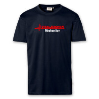 T-Shirt Männer | Rettungsdienst Vitalzeichen Mechaniker | BACKDRA