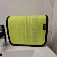 UNIKAT Kulturbeutel AB-Hygiene - Waschbeutel neongelb aus...