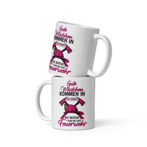 Tasse  | Feuerwehr gute Mädchen | BACKDRA