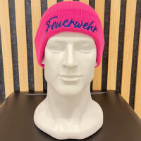 Wintermütze pinky bestickt Feuerwehr URBAN Style |...