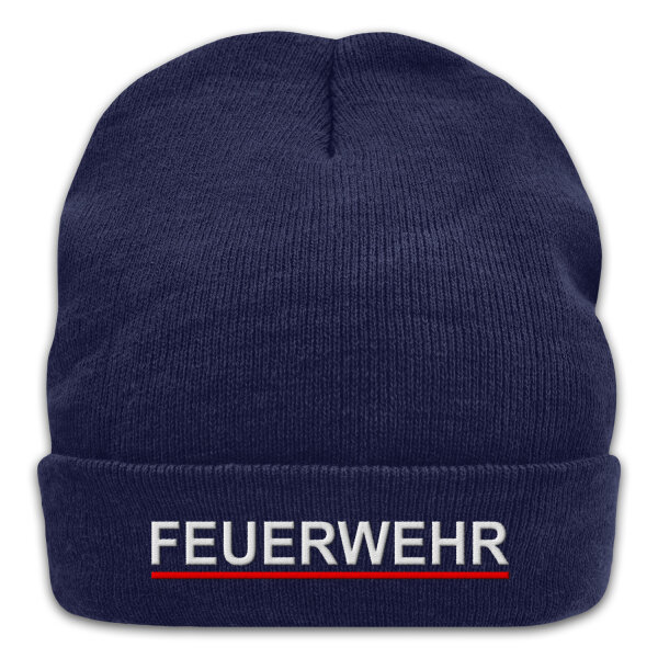 3M Thinsulate Team-Wintermütze bestickt Feuerwehr Balken Tagesdienst | BACKDRA