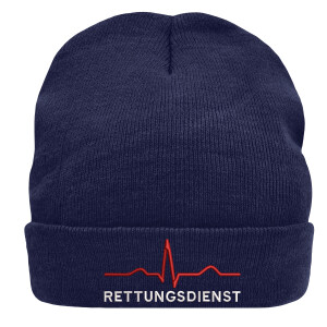3M Thinsulate Wintermütze bestickt Rettungsdienst...