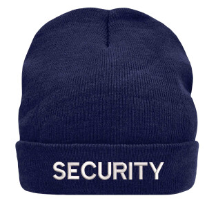 3M Thinsulate Wintermütze bestickt Security | BACKDRA