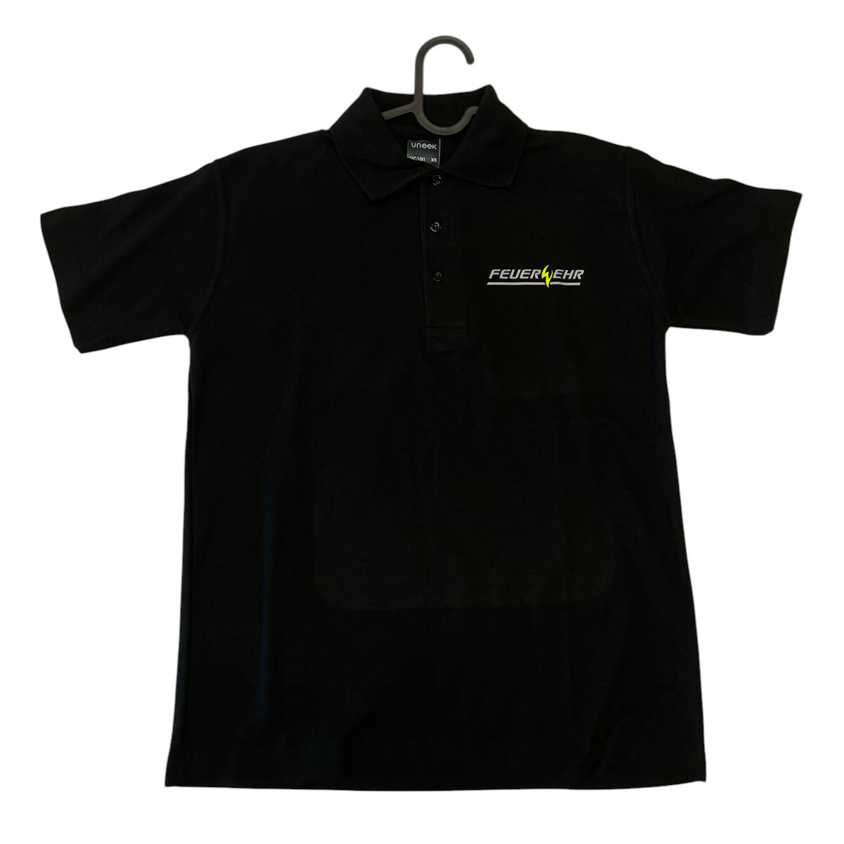 Feuerwehr Polo-Shirt Herren | XS | schwarz | Einzelstüc