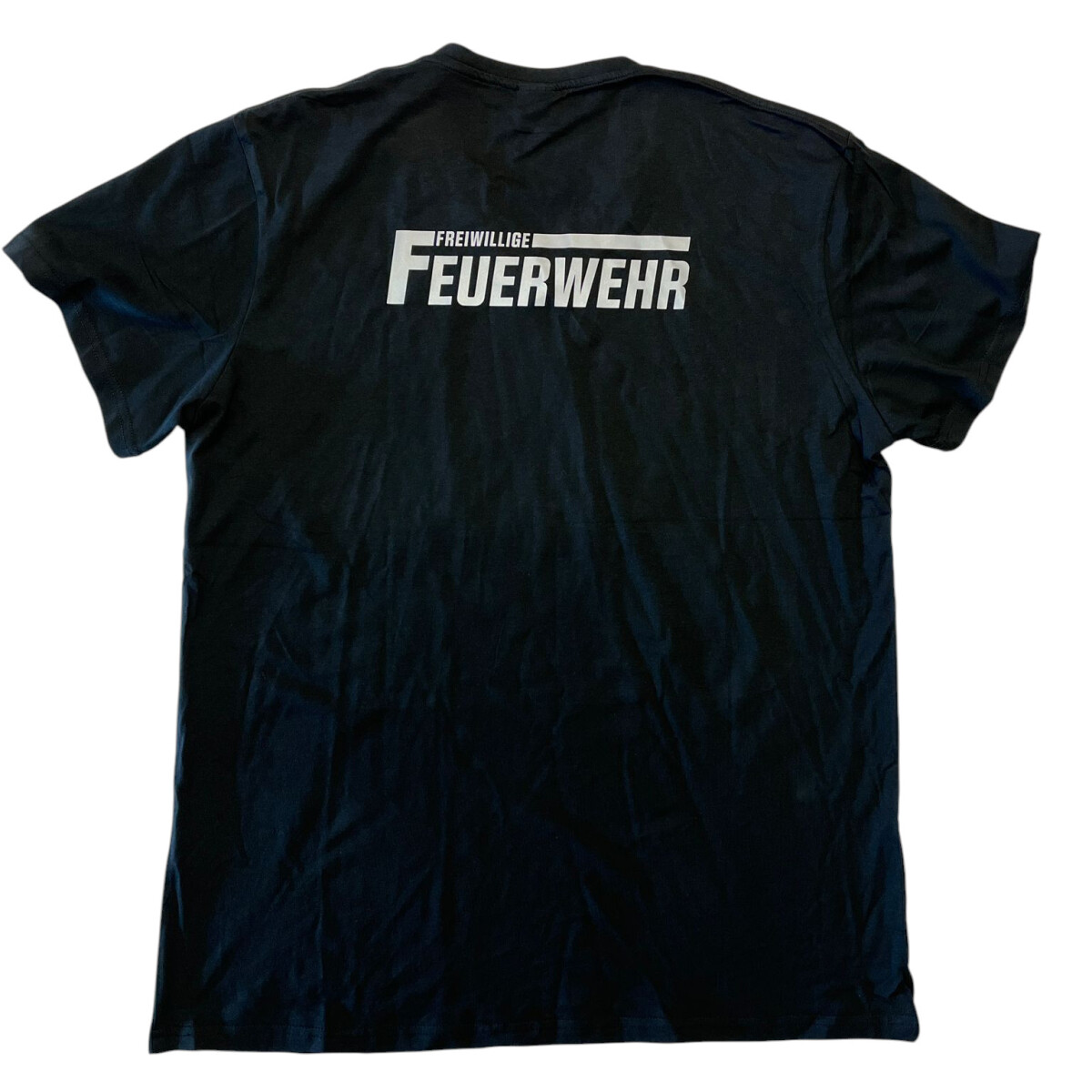 Feuerwehr V-Neck T-Shirt Herren | XXL | schwarz | Einzelst&u
