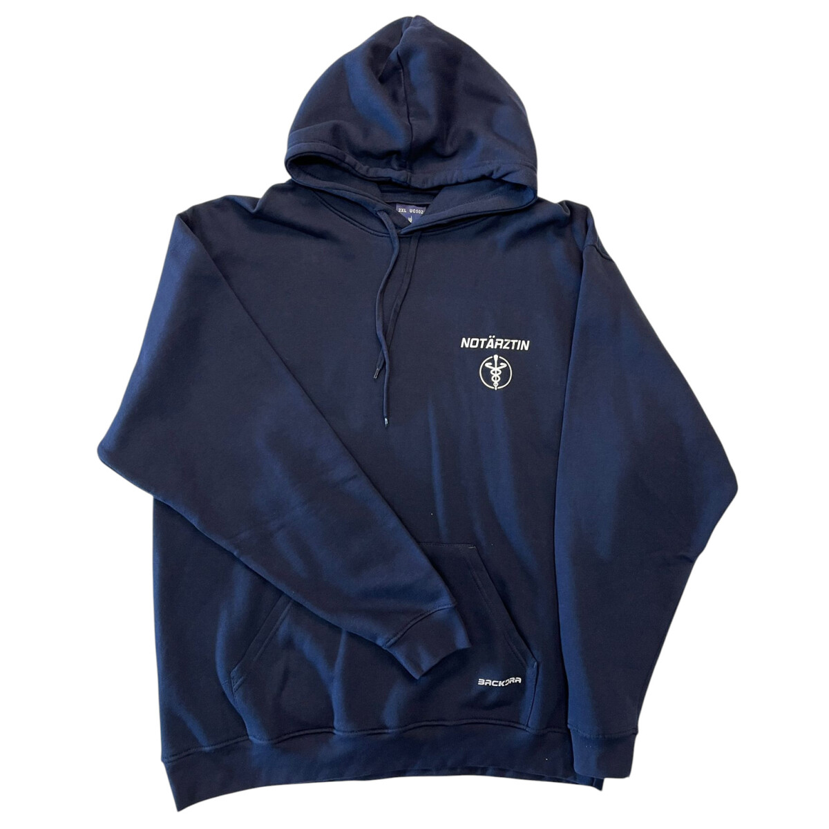 Rettungsdienst Notärztin Hoodie UNISEX | XXL | navyblau