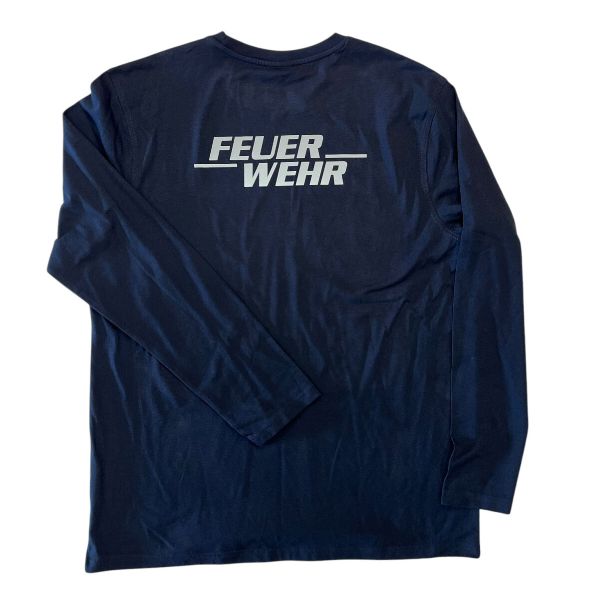 Feuerwehr Langarm T-Shirt Herren | XL | navyblau | Einzelst&