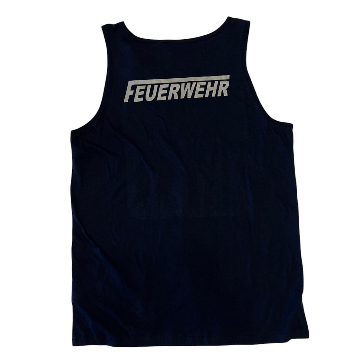 Feuerwehr Tank Top Herren | L | navyblau | Einzelstück