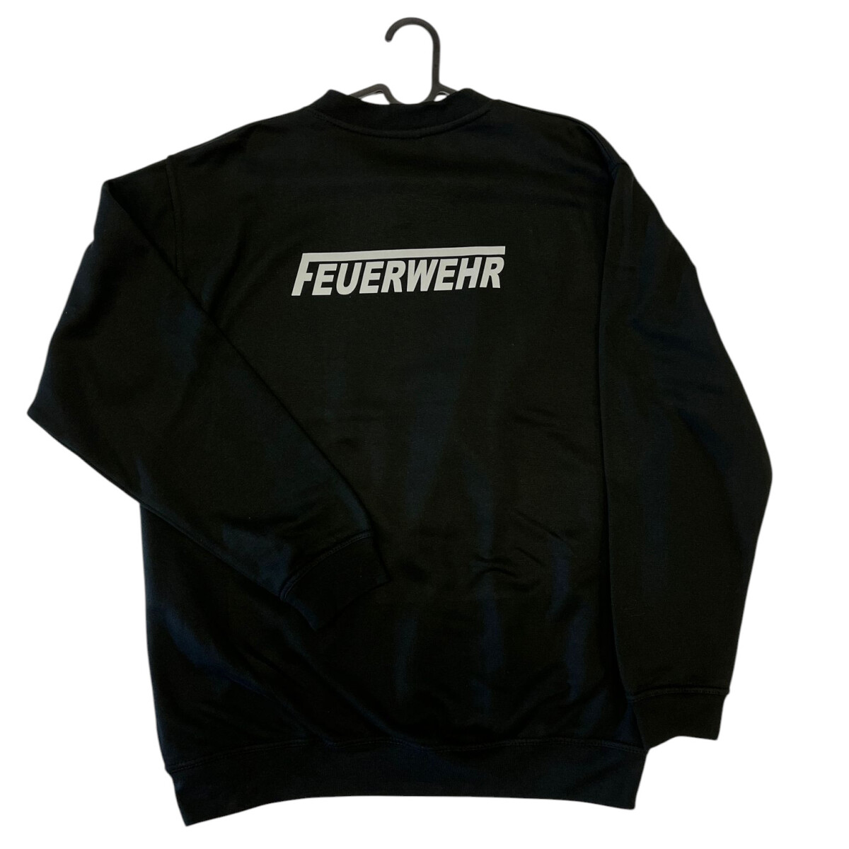 Feuerwehr V-Neck Sweat-Shirt UNISEX | L | schwarz | Einzelst