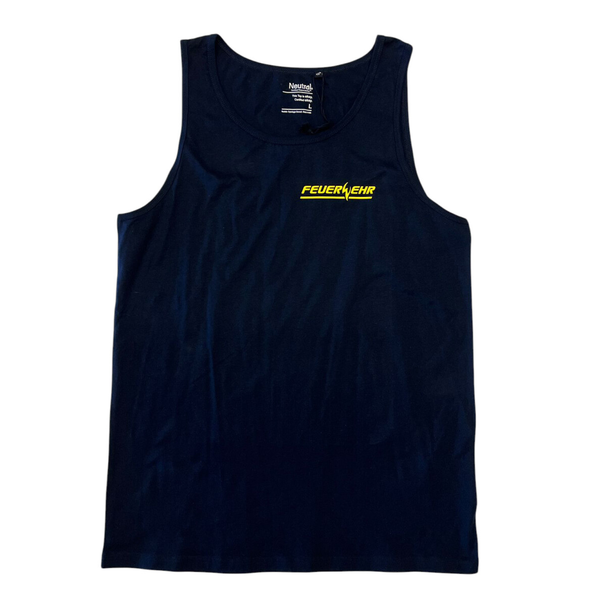 Feuerwehr Tank Top Herren | L | navyblau