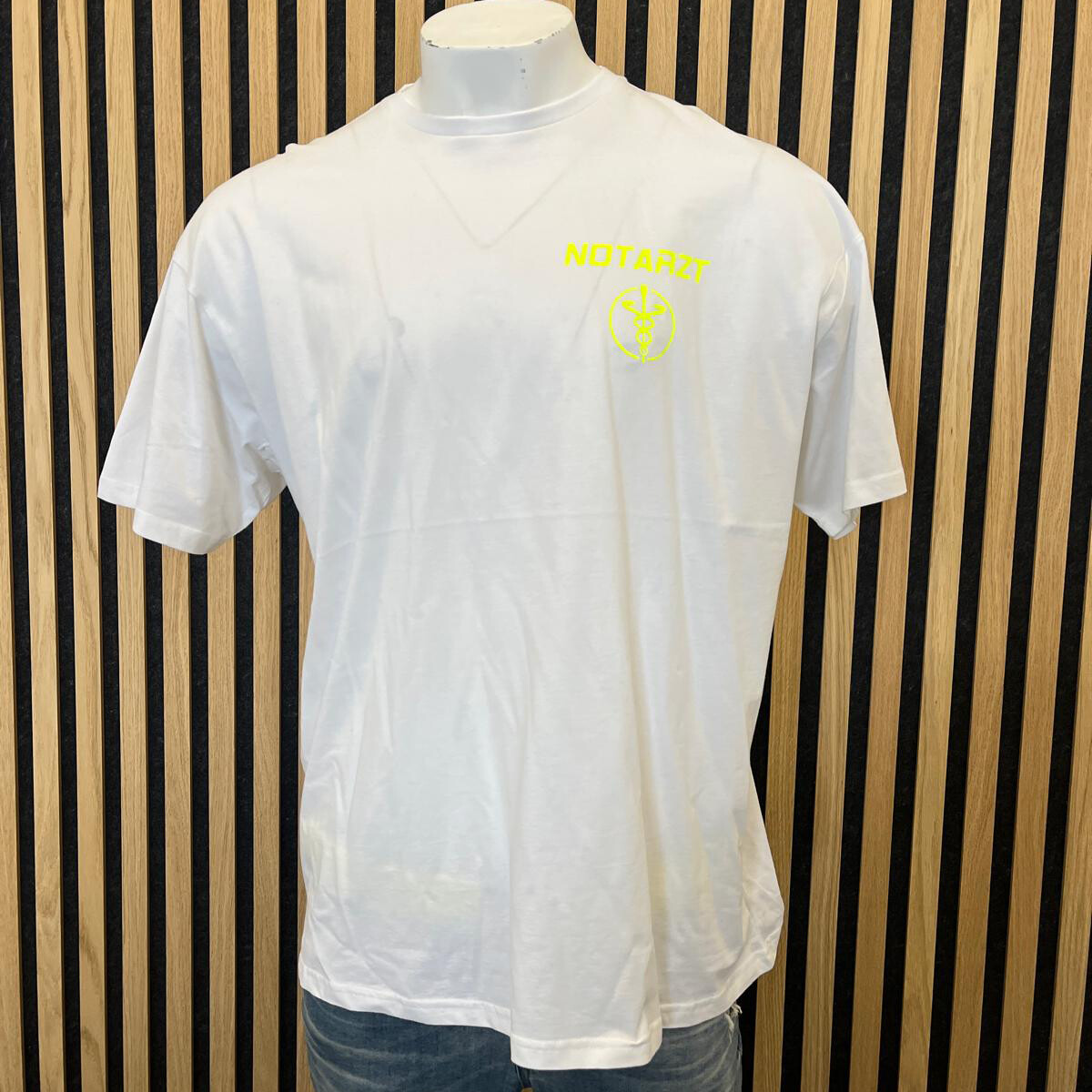 Rettungsdienst Notarzt T-Shirt Herren | 3XL | weiß | b