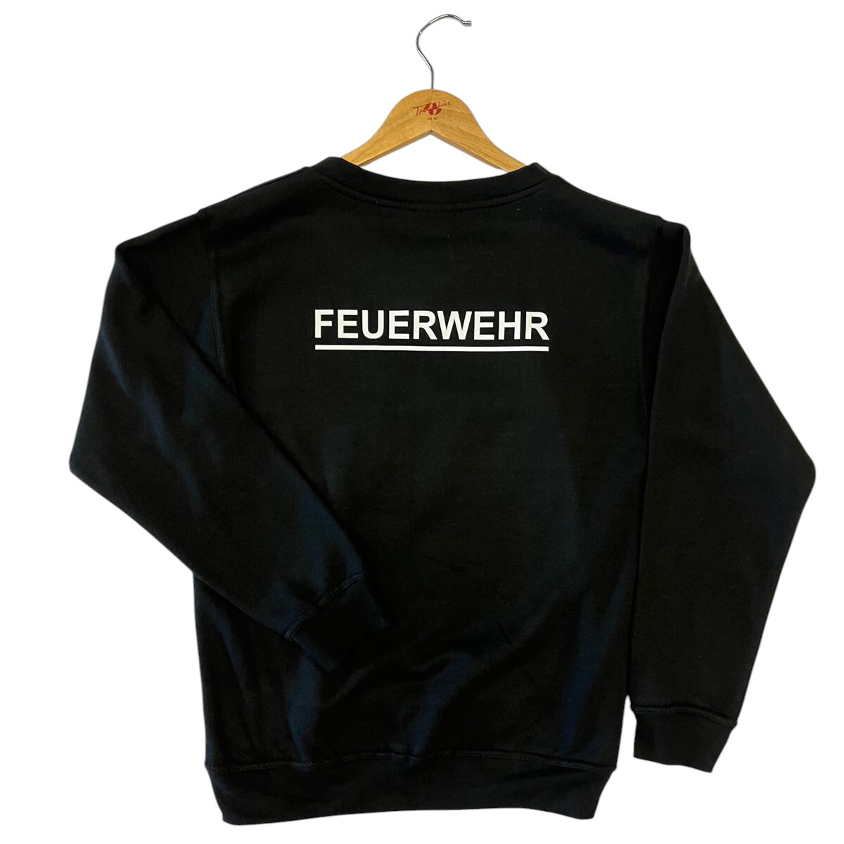 Feuerwehr V-Neck Sweat-Shirt UNISEX | XS | schwarz | Einzels