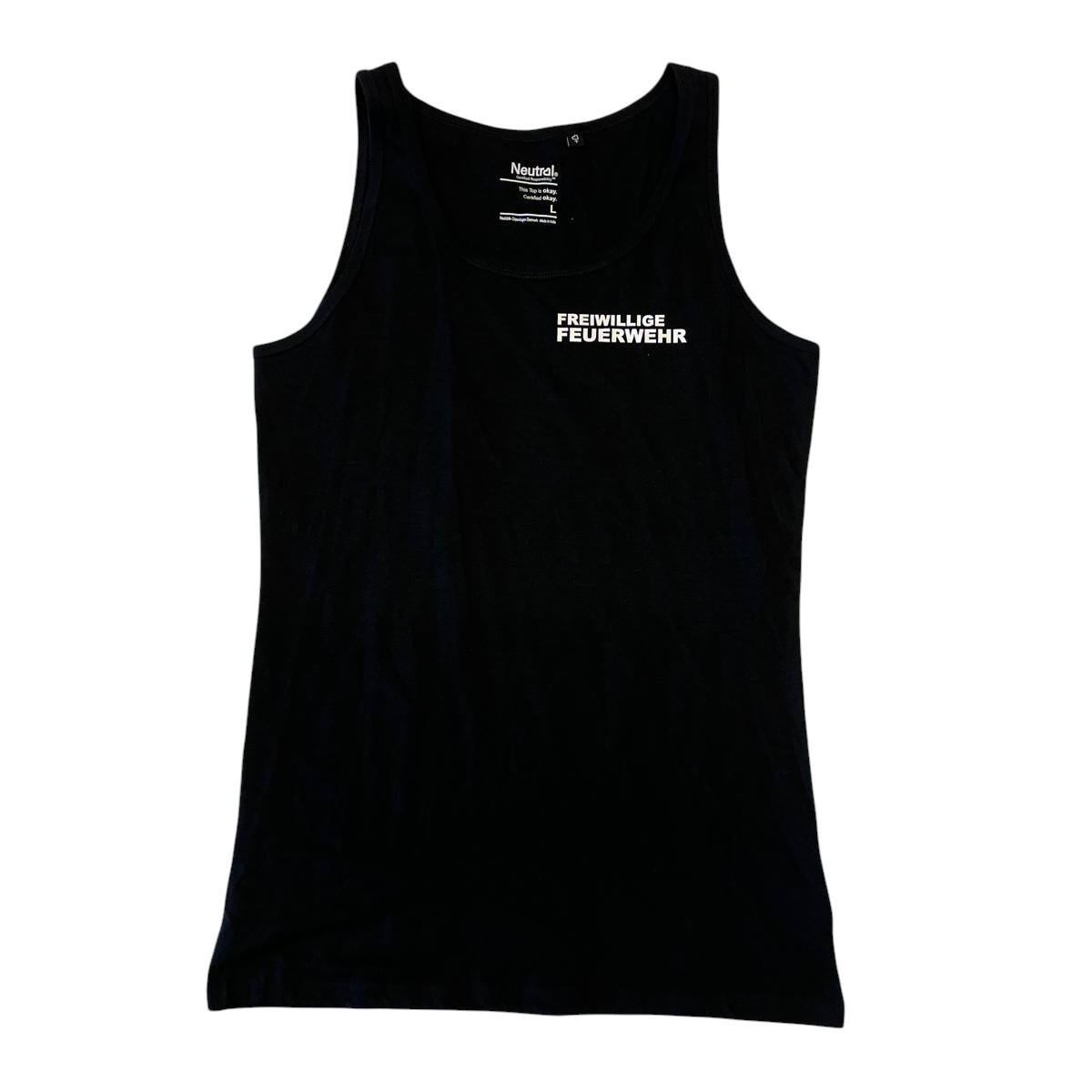 Feuerwehr Tank Top Damen | L | schwarz | Einzelstück