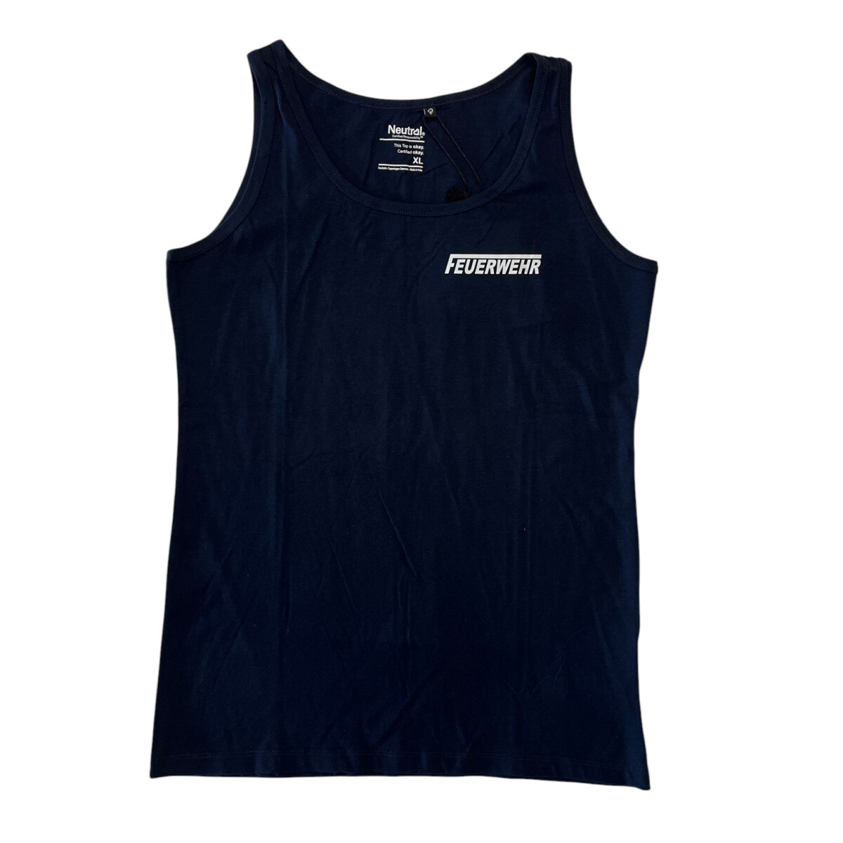 Feuerwehr Tank Top Damen | XL | navyblau | Einzelstück