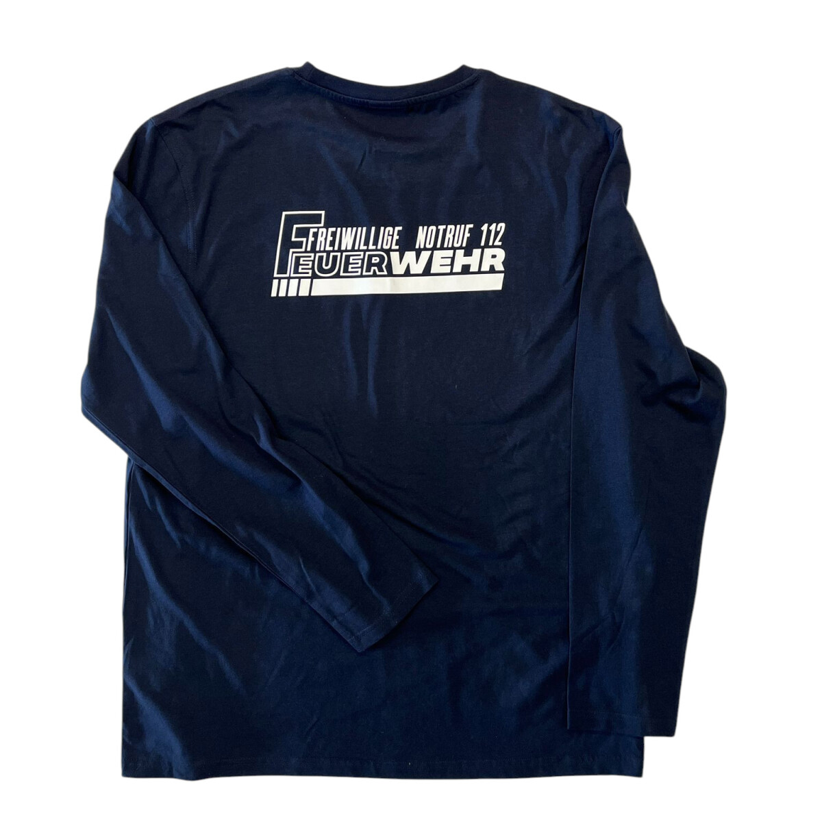 Feuerwehr Langarm T-Shirt Herren | XL | navyblau | Einzelst&