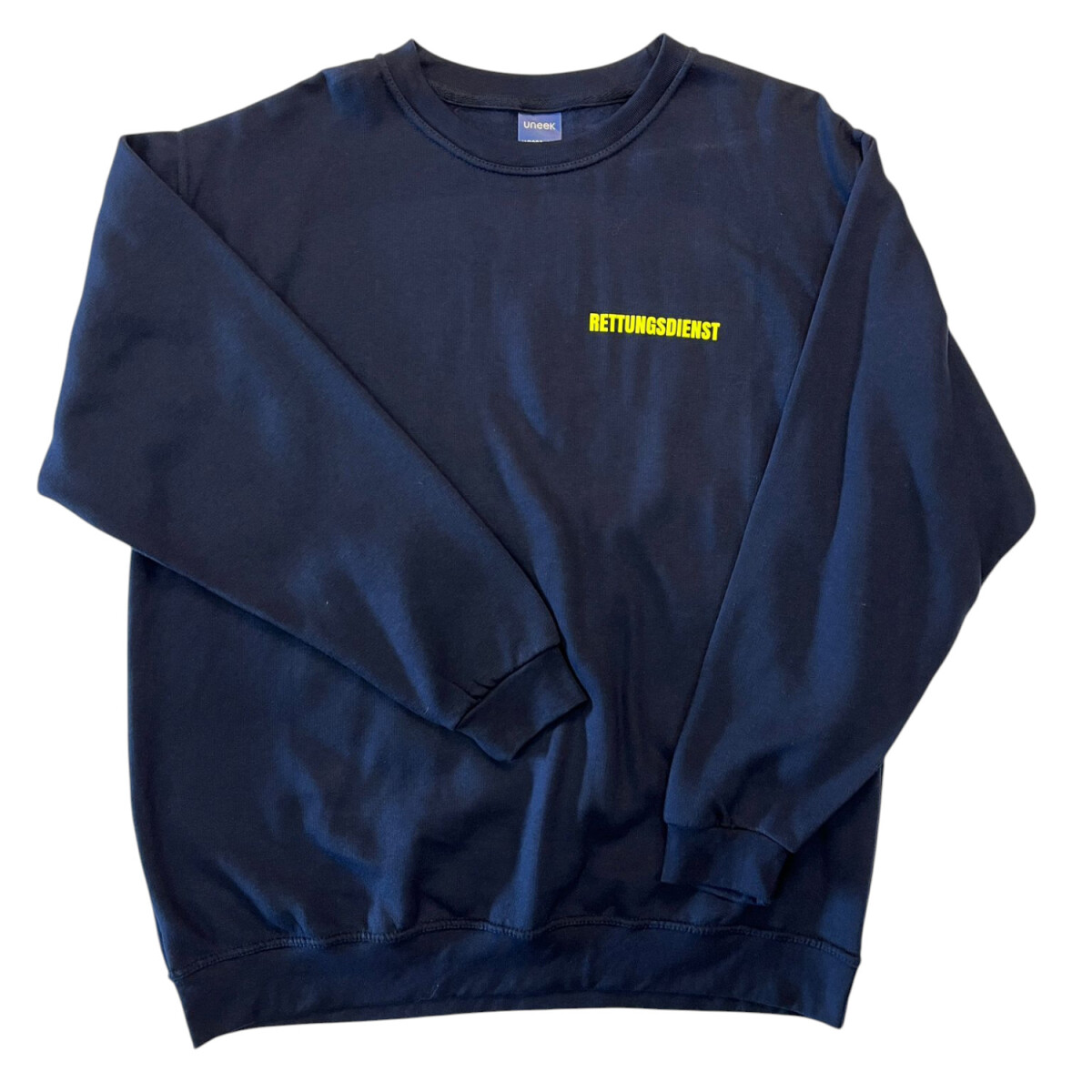 Rettungsdienst Sweat-Shirt UNISEX | XXL | navyblau | beidsei