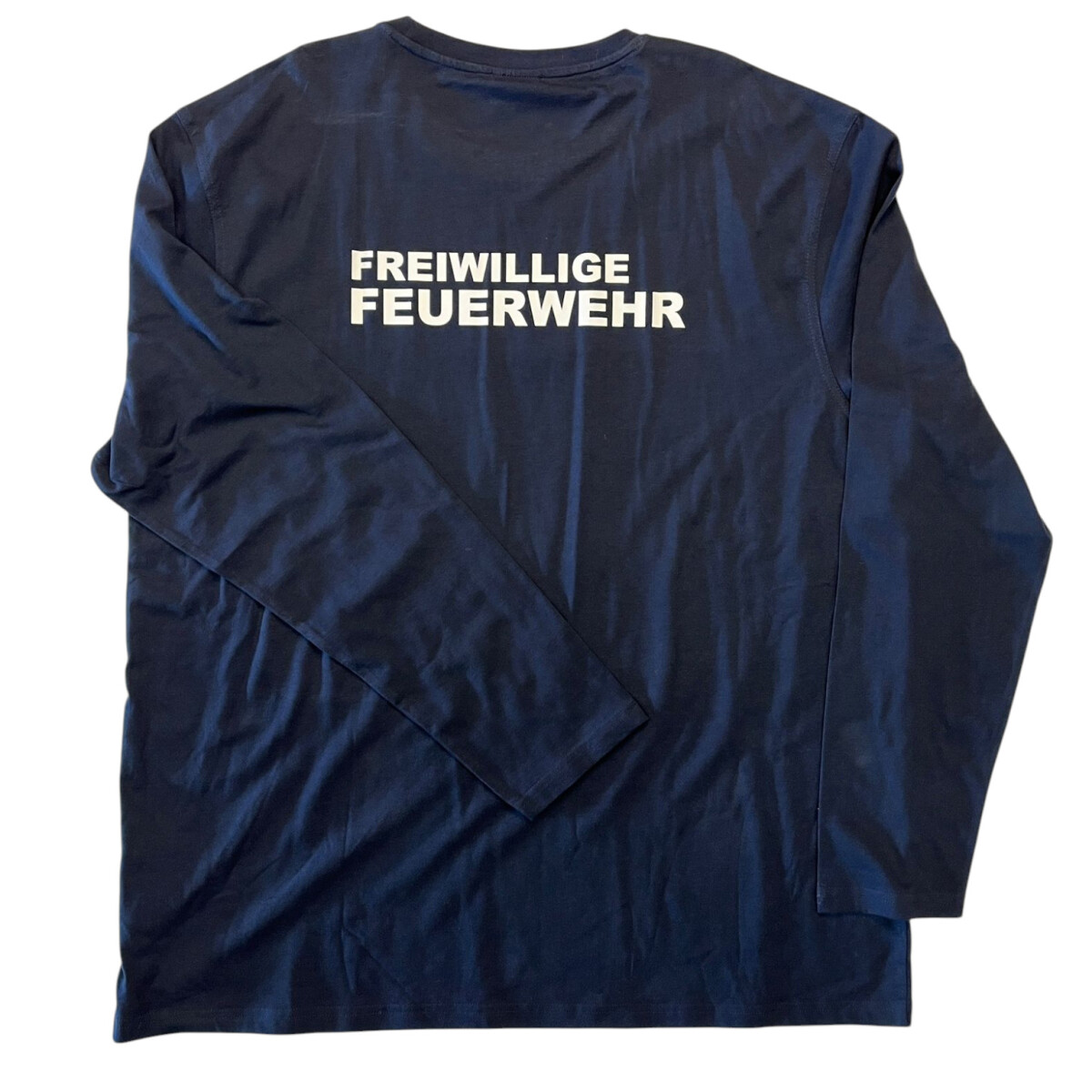 Feuerwehr Langarm T-Shirt Herren | 3XL | navyblau | Einzelst
