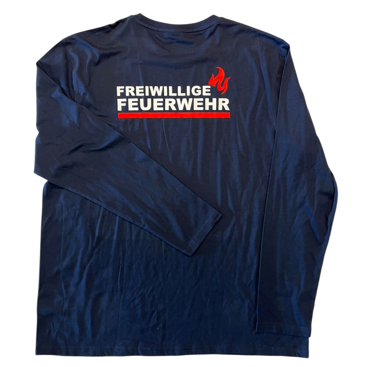 Feuerwehr Langarm T-Shirt Herren | 3XL | navyblau
