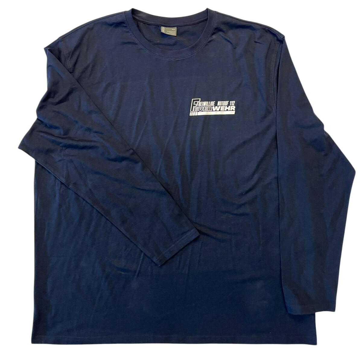 Feuerwehr V-Neck T-Shirt Herren | 4XL | navyblau