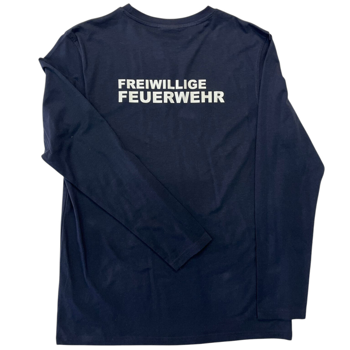 Feuerwehr Langarm T-Shirt Herren | M | navyblau | Einzelst&u