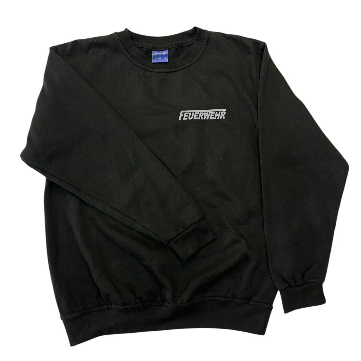 Feuerwehr Sweat-Shirt UNISEX | S | schwarz | Einzelstüc