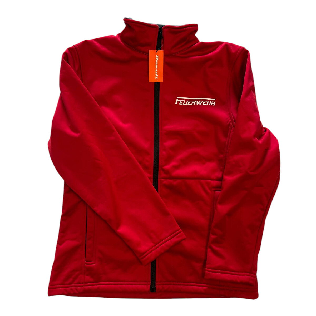 Feuerwehr Softshelljacke Damen | M | rot | Einzelstück