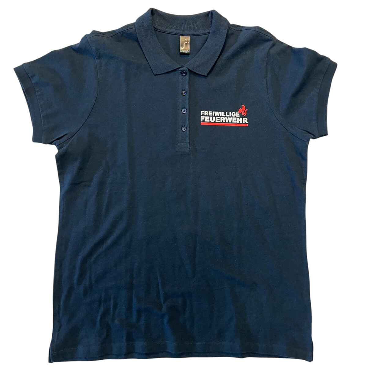 Feuerwehr Polo-Shirt Damen | XXL | navyblau | Einzelstü