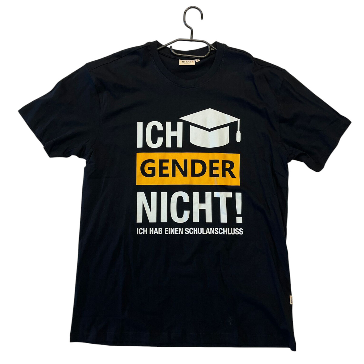 Fun T-Shirt Herren | HAKRO 292 | XL | schwarz | Einzelst&uum