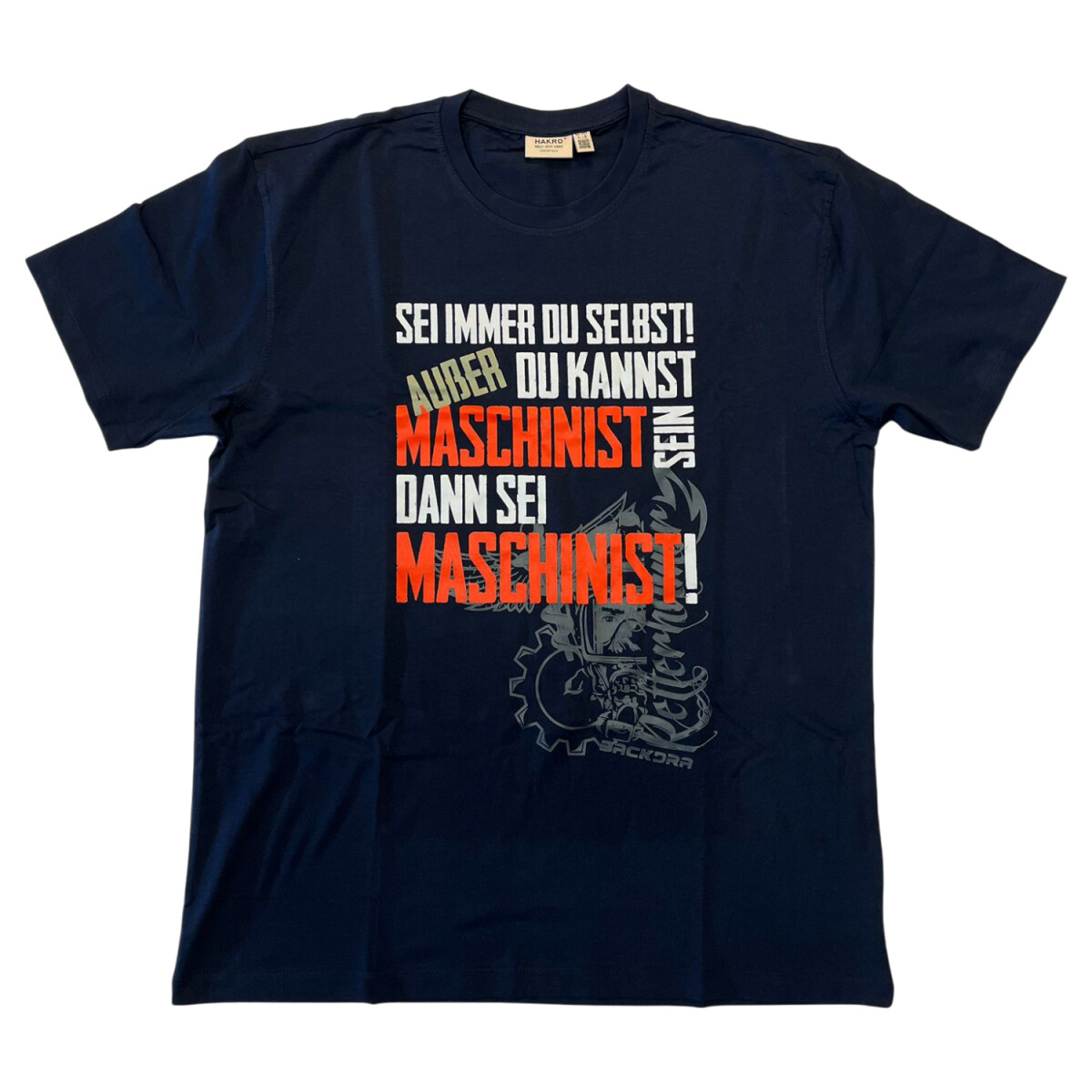Feuerwehr Fun T-Shirt Herren | HAKRO 293 | XL | navyblau | E