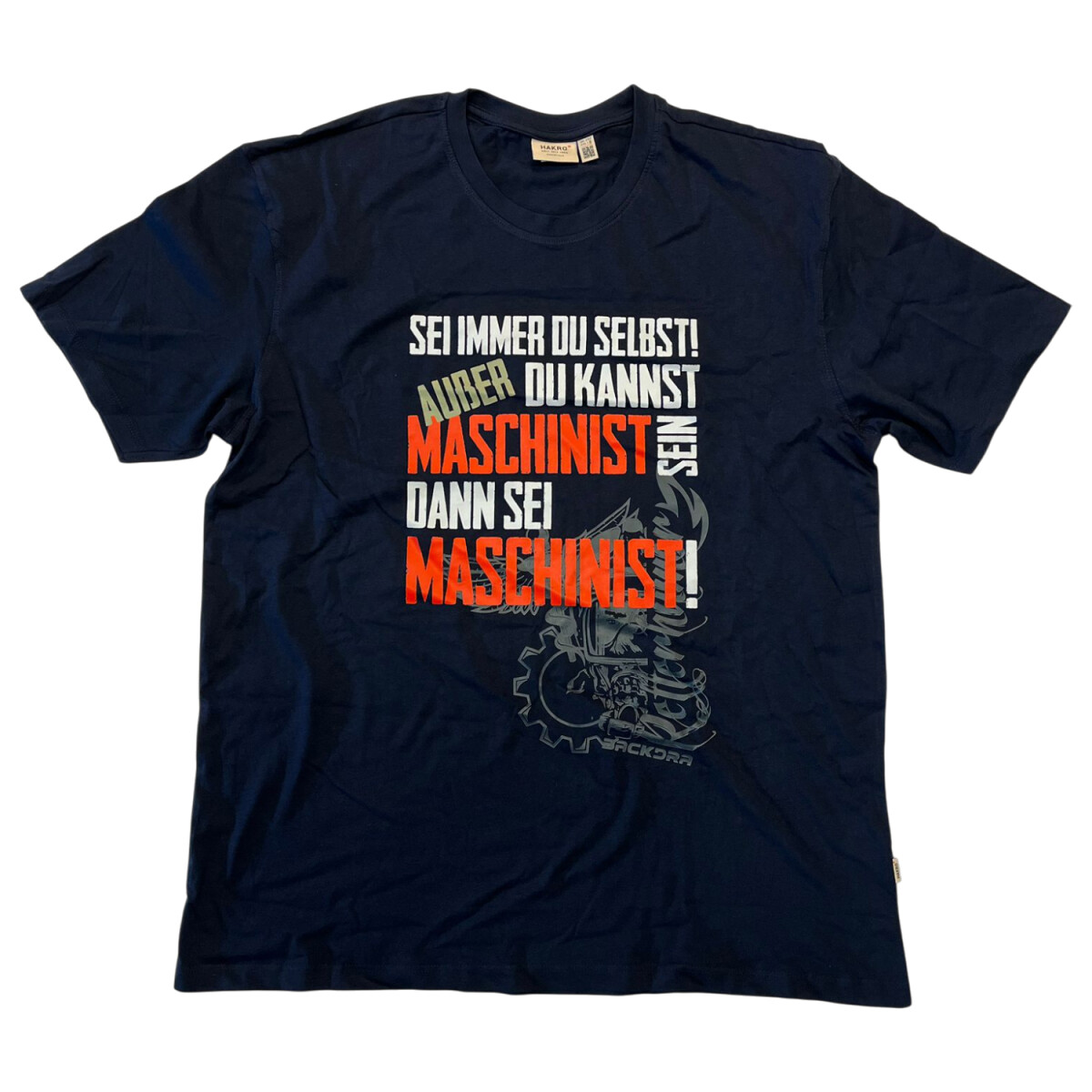 Feuerwehr Fun T-Shirt Herren | HAKRO 292 | XXL | navyblau |