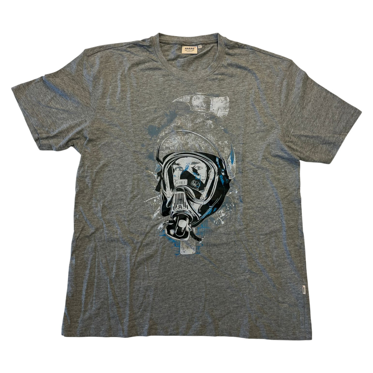 Feuerwehr T-Shirt Herren | HAKRO 292 | XXL | grau meliert |
