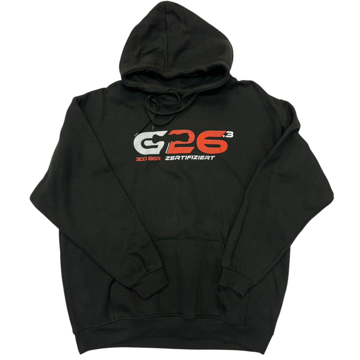 Feuerwehr Atemschutz G26.3 Hoodie UNISEX | L | schwarz