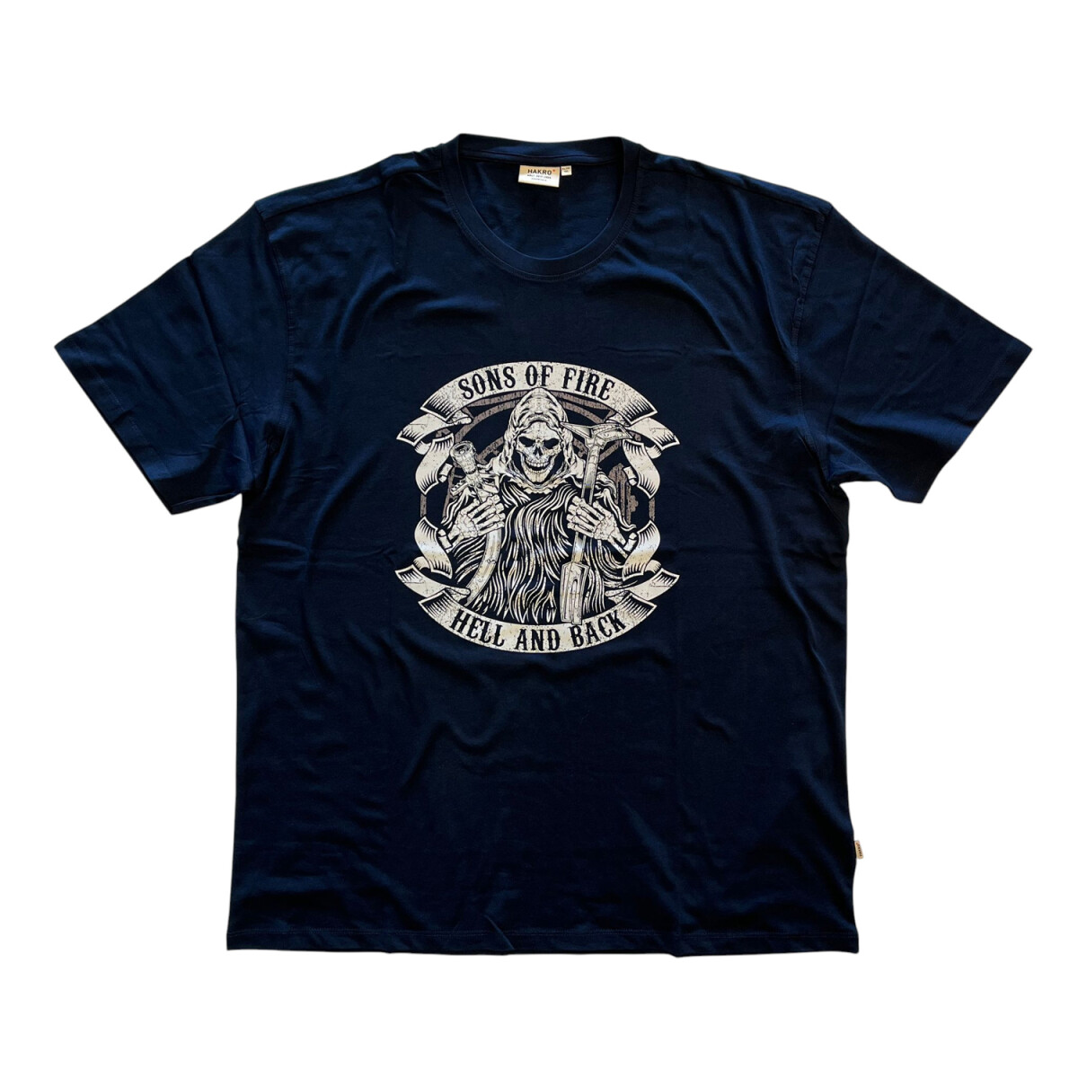 Feuerwehr T-Shirt Herren | HAKRO 292 | 4XL | navyblau | Einz