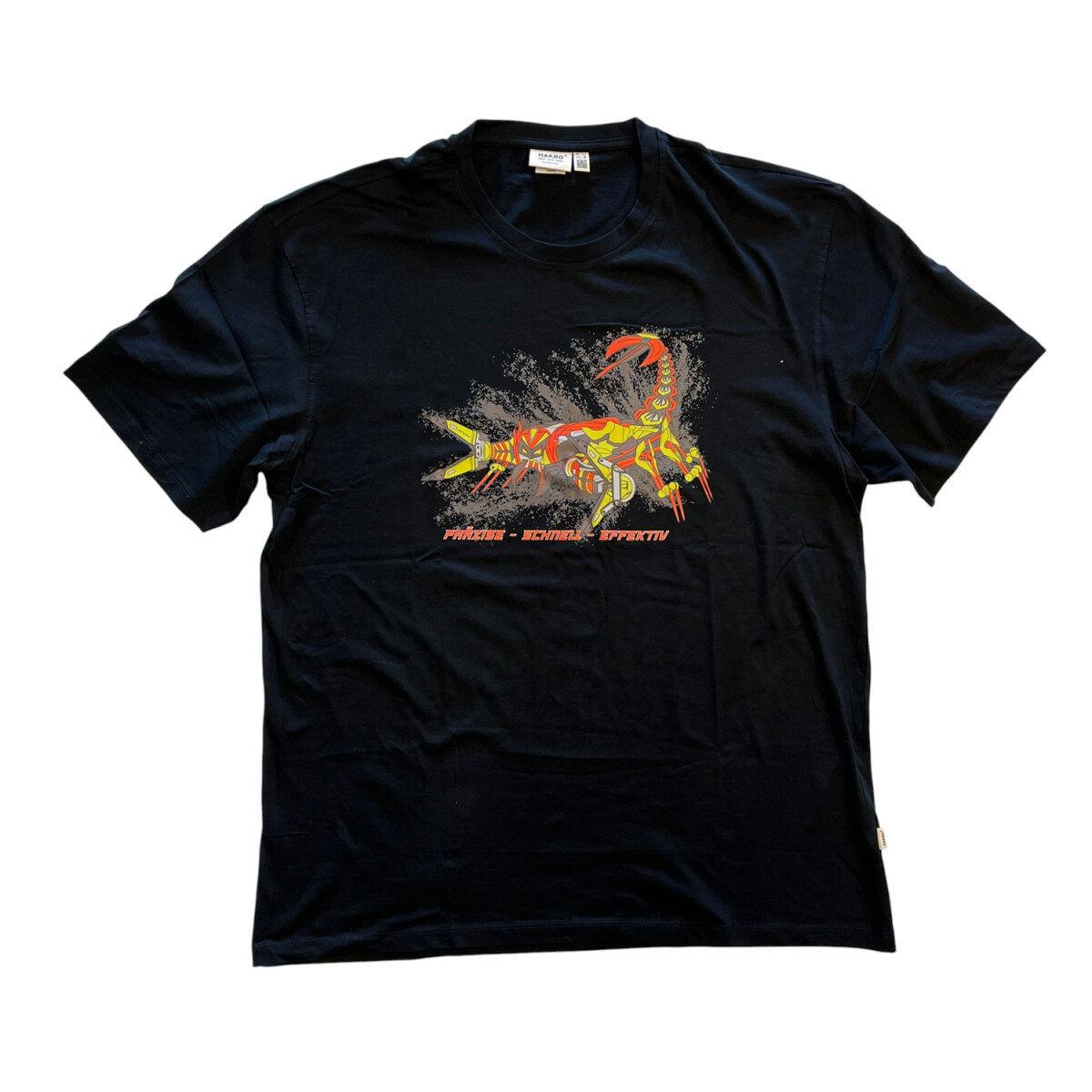 Feuerwehr T-Shirt Herren | HAKRO 292 | 4XL | schwarz | Einze