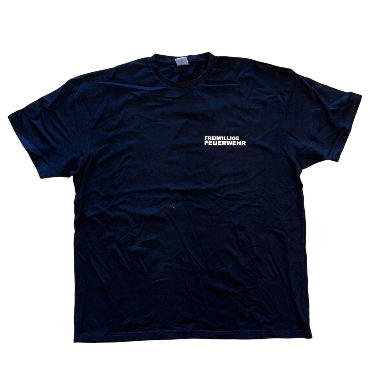 Feuerwehr T-Shirt Herren | XXL | navyblau | beidseitiger Dru