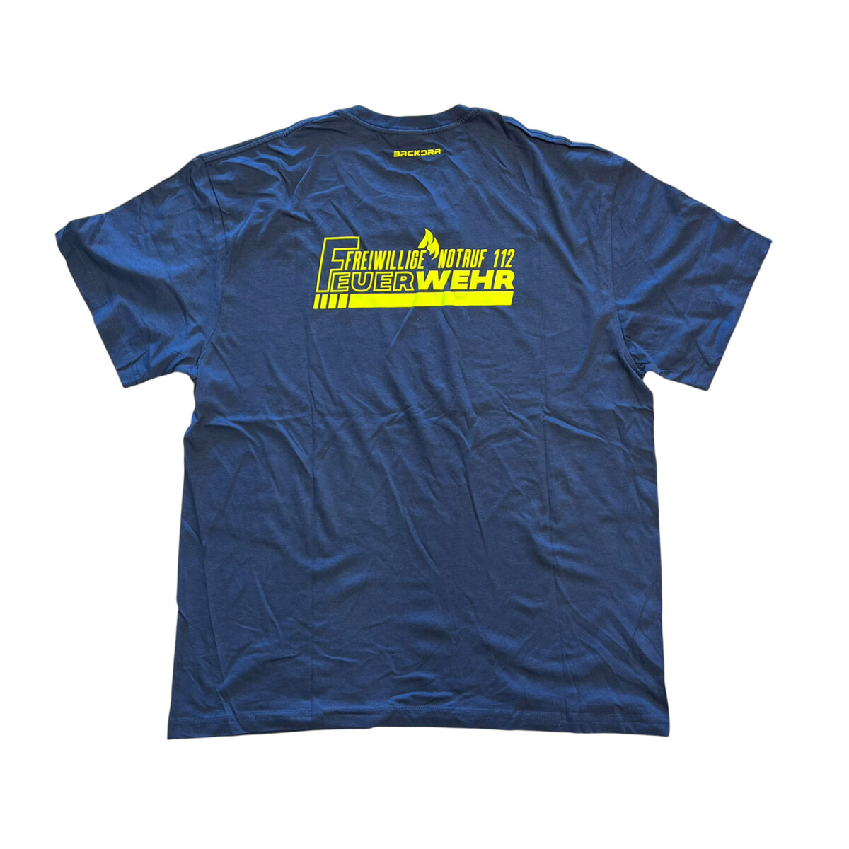 Feuerwehr T-Shirt Herren | XXL | denim blau | Einzelstü