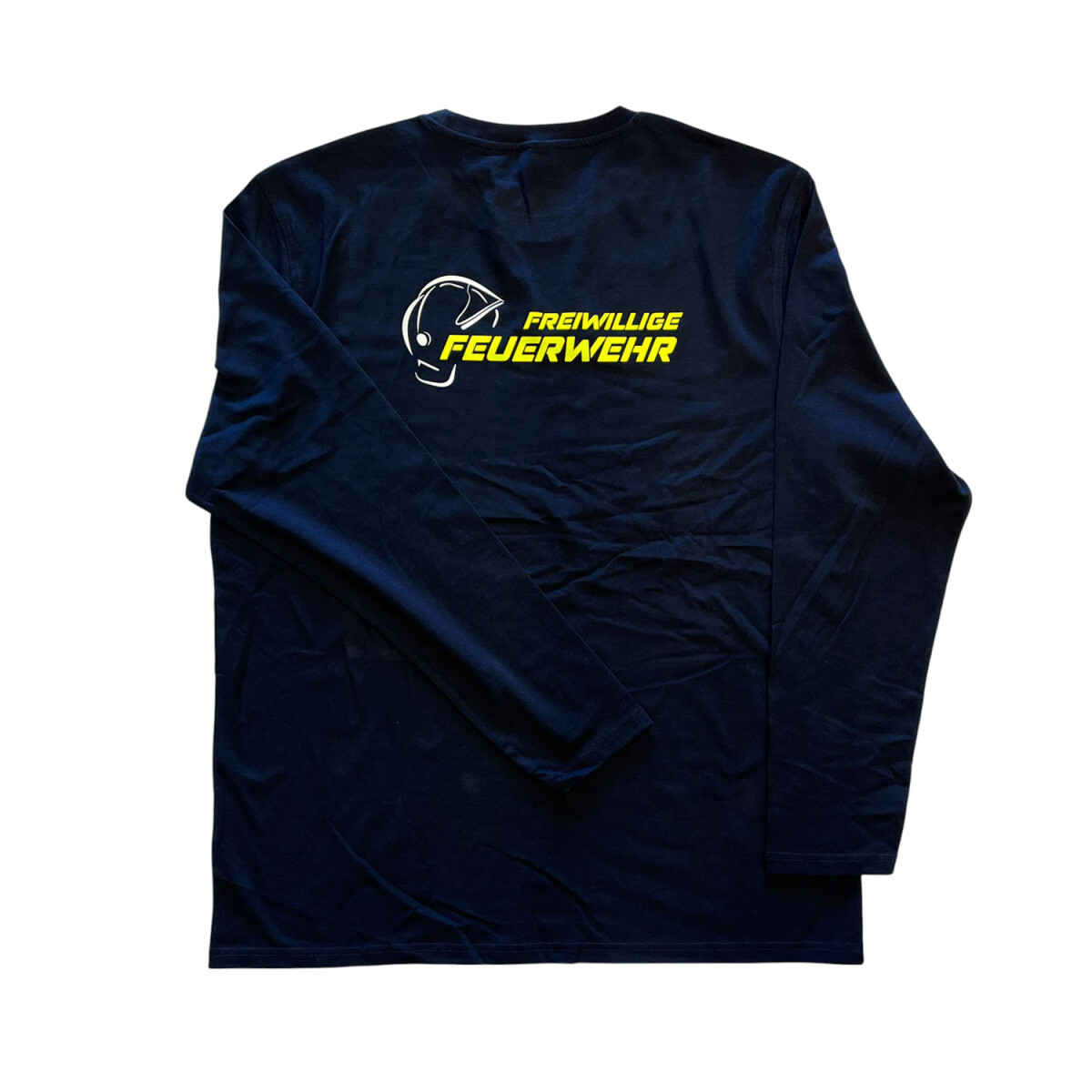 Feuerwehr Langarm T-Shirt Herren | XXL | navyblau | Einzelst