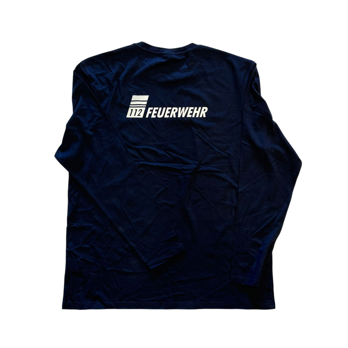 Feuerwehr Langarm T-Shirt Herren | XXL | navyblau | Einzelst