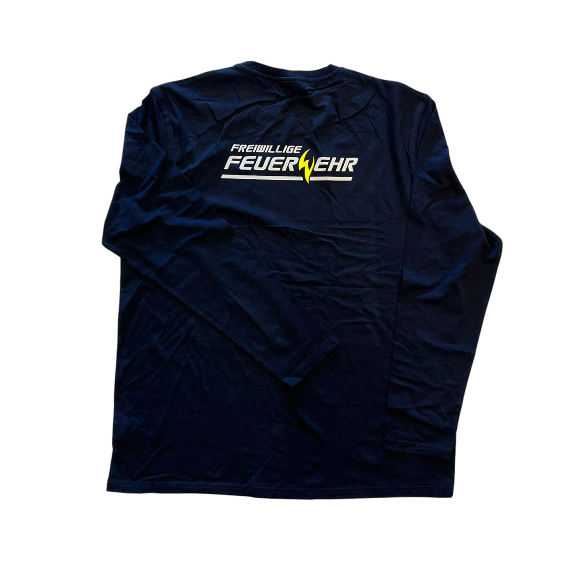 Feuerwehr Langarm T-Shirt Herren | XXL | navyblau | Einzelst