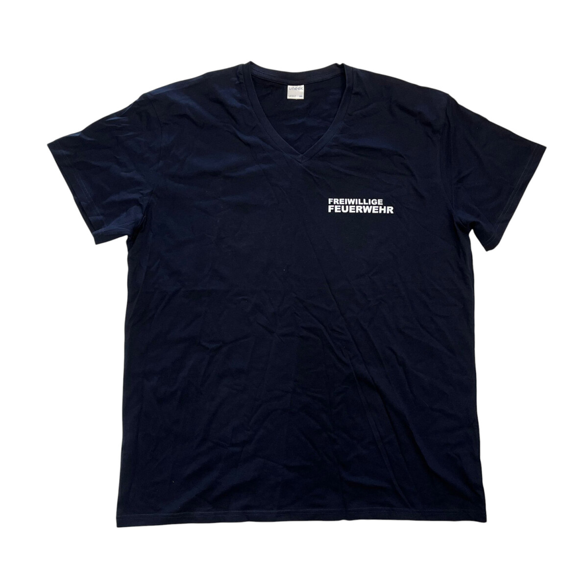 Feuerwehr V-Neck T-Shirt Herren | 3XL | navyblau
