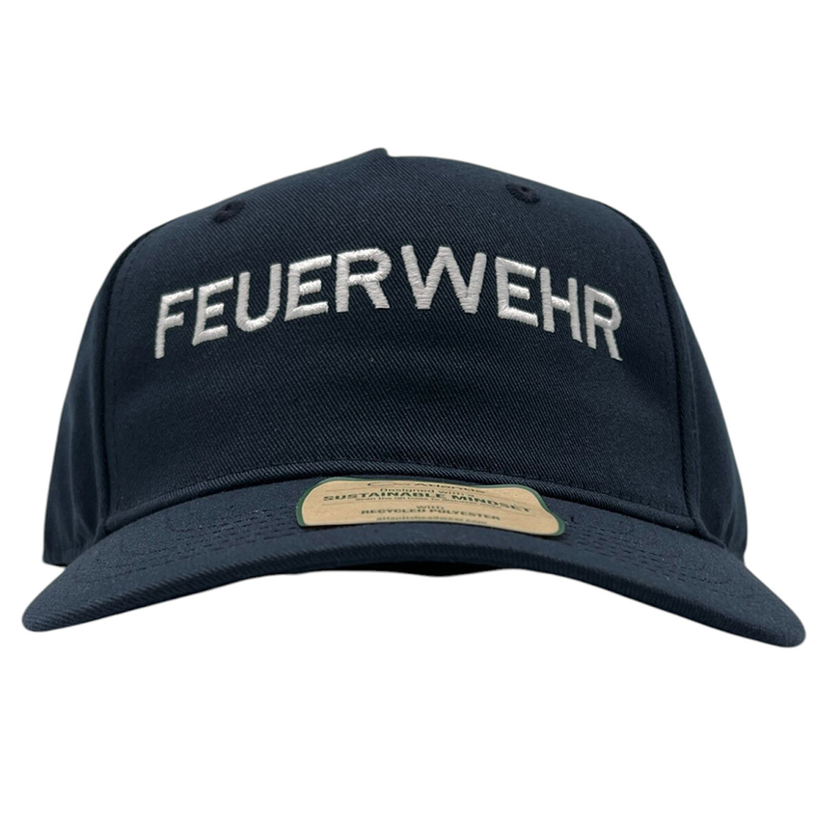 Feuerwehr Basecap bestickt | UNISEX | navyblau | Einzelst&uu