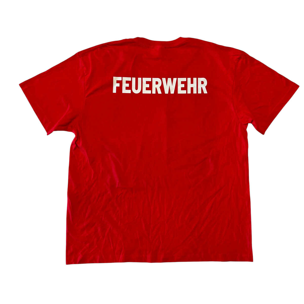 Feuerwehr T-Shirt Herren | 3XL | rot