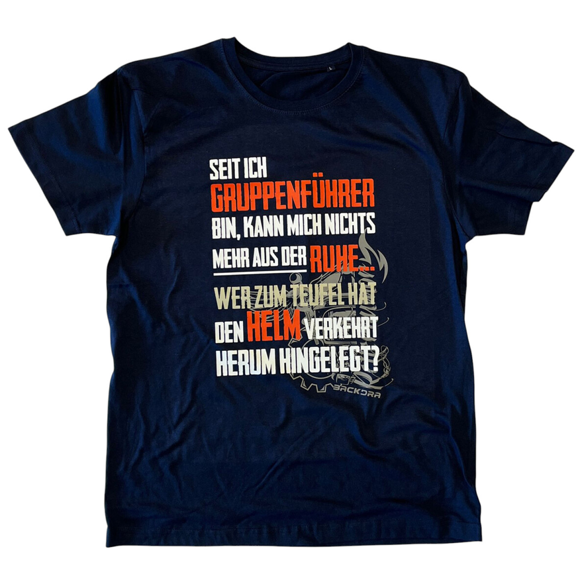 Fun Feuerwehr T-Shirt Herren | S | navyblau | Einzelstü